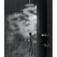 Saniclear Plus inbouw regendouche met 30cm hoofddouche en plafondarm chroom