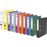 Kangaro ordner - A4 - 2-rings - rugbreedte 50mm - 10 stuks assorti kleuren - K-3100P10