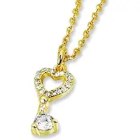 Montebello Ketting Key G - 316L Staal - Sleutel - 17x8mm - 50cm