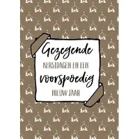 MajesticAlly Kerstkaart 'Gezegende kerstdagen - kerststal'' 12 stuks met envelop
