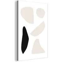 MuchoWow Wanddecoratie Metaal - Aluminium Schilderij Industrieel - Pastel - Abstract - Minimalisme - 60x90 cm - Dibond - Foto op aluminium - Industriële muurdecoratie - Voor de woonkamer/slaapkamer