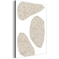 MuchoWow Wanddecoratie Metaal - Aluminium Schilderij Industrieel - Stenen - Abstract - Design - 30x40 cm - Dibond - Foto op aluminium - Industriële muurdecoratie - Voor de woonkamer/slaapkamer