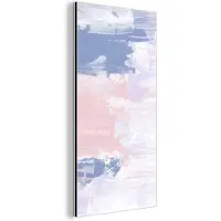 MuchoWow Wanddecoratie Metaal - Aluminium Schilderij Industrieel - Pastel - Design - Verf - 80x160 cm - Dibond - Foto op aluminium - Industriële muurdecoratie - Voor de woonkamer/slaapkamer