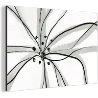 MuchoWow Wanddecoratie Metaal - Aluminium Schilderij Industrieel - Bloemen - Abstract - Design - 30x20 cm - Dibond - Foto op aluminium - Industriële muurdecoratie - Voor de woonkamer/slaapkamer