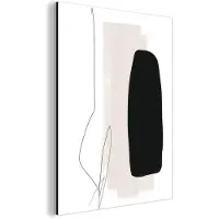MuchoWow Wanddecoratie Metaal - Aluminium Schilderij Industrieel - Verf - Line art - Abstract - 90x120 cm - Dibond - Foto op aluminium - Industriële muurdecoratie - Voor de woonkamer/slaapkamer