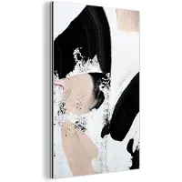 MuchoWow Wanddecoratie Metaal - Aluminium Schilderij Industrieel - Verf - Abstract - Design - 80x120 cm - Dibond - Foto op aluminium - Industriële muurdecoratie - Voor de woonkamer/slaapkamer