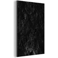 MuchoWow Wanddecoratie Metaal - Aluminium Schilderij Industrieel - Zwart - Wit - Grot - Steen - Natuur - 20x30 cm - Dibond - Foto op aluminium - Industriële muurdecoratie - Voor de woonkamer/slaapkamer