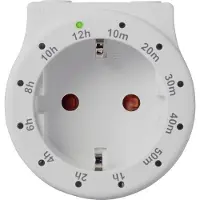 Sygonix SY-4499402 Schakelklok Digitaal Dagprogramma 3500 W START/STOP functie, Countdown-functie