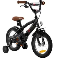 2Cycle BMX-Fun - Kinderfiets - 14 inch - Zwart - Jongensfiets - 14 inch fiets