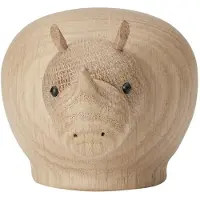 Woud Rina houten neushoorn Small