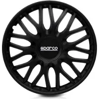 Sparco Wieldoppen Roma - 15-inch - Zwart - Set van 4 stuks