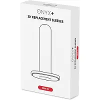 Kiiroo Onyx - masturbator mouw - strakke pasvorm - 3 stuks - wit