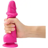 Strap-On-Me - Sliding Skin Realistische Dildo - Fuchsia - Maat M