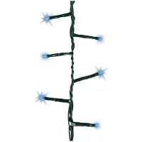 Lumineo LED compact twinkle buiten 1600 cm 750L groen/blauw Kerst