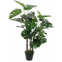 Mica Decorations Monstera Kunstplant - H100 x Ø75 cm - Groen
