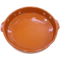 Fackelmann Sauspan Fackelmann Ø 35 cm Bruin Aardewerk