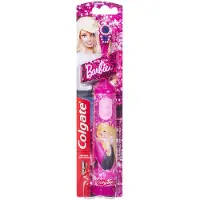 Colgate Barbie, kindertandenborstel, oscillerende borstel, roze, batterijen, AAA, 1 stuk