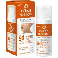 Ecran Zonnebescherming - Sunnique - Anti-vlekken Zonnefluïde - SPF 50+ - 50 ml - Vloeibare Textuur