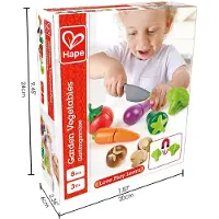 Hape Fresh Vegetables Garden Vegetables 7 Pieces Veelkleurig 20.0 Kinderen
