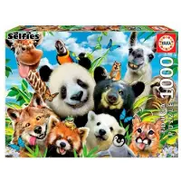 Educa Legpuzzel - 1000 stukjes - Llama Drama Selfie - puzzel