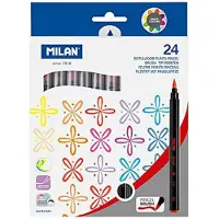 Milan Set Viltstiften Milan Penseel 24 Onderdelen Multicolour
