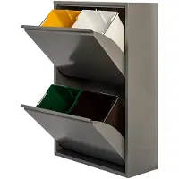 OEM 77013 Metalen Recyclekast Met 4 Laden