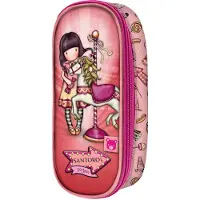 GORJUSS Schoolpennenzak Carousel Zalm (10 x 23 x 6 cm)