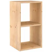Astigarraga 2 Kubussen Modulaire Stellingkast Van Massief Grenen