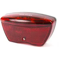 Ikzi Light Ikzilight Achterlicht met 5 LED's en reflector - Batterijgevoed - 80mm - Zichtbaar tot 800m