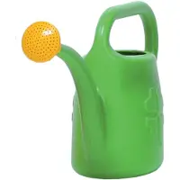 Prosperplast Groene kunststof bloemen/planten gieter met broeskop/sproeikop 4,5 liter - Gieters