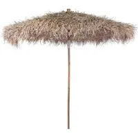 vidaXL Parasol van bamboe met dak van bananenbladeren 270 cm