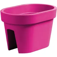 Prosperplast Bloembak Balkonbak Lofly Railing 27x40x25cm FUCHSIA