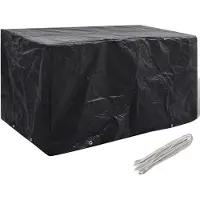 vidaXL - Tuinmeubelhoes - met - 8 - oogjes - 180x70x90 - cm