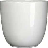 Mica Decorations Bloempot Pot rond es/9 tusca 9 x 10 cm wit Mica