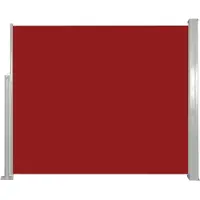 vidaXL Windscherm uittrekbaar 120x300 cm rood