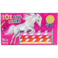 Miss Melody potlodenset meisjes 10,5 x 18 cm hout 10 stuks