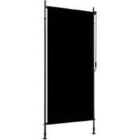 vidaXL Rolgordijn voor buiten 100x270 cm antraciet