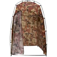 vidaXL Douche-/toilet-/omkleedtent, camouflageprint