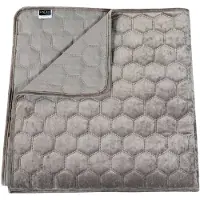 Unique living Bedsprei Peggy - Lichtgrijs 170 x 220 cm