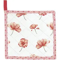 Clayre & Eef Rode Pannenlap 20*20 cm POF45