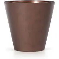 Prosperplast plantenpot - kunststof - brons - D25 x H23 cm - Plantenpotten