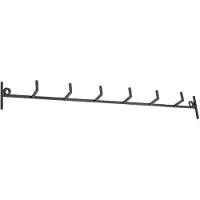 Loft42 Hook Kapstok - Zwart – Metaal – 6 haken