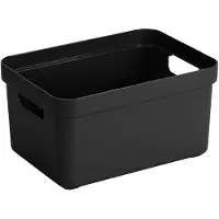 Sunware Sigma Home opbergbox 13L - 35.2x24.6x18.3 cm - Zwart