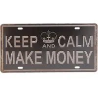 Clayre & Eef Tekstbord 30*15 cm 6Y3152