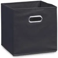 Zeller - Storage Box, black, non-woven