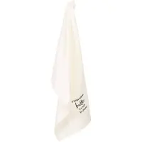 Clayre & Eef Theedoek 46x70 cm Beige Bruin Katoen Keukenhanddoek Beige Keukenhanddoek