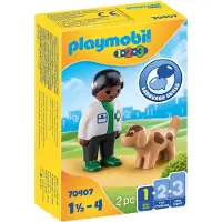 Playmobil - 1.2.3 Dierenarts met Hond