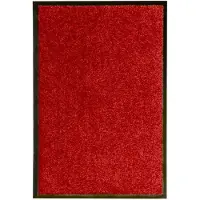 vidaXL Deurmat wasbaar 40x60 cm rood