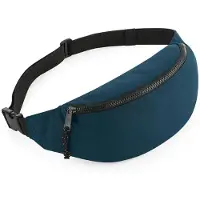 Bagbase Heuptas/fanny pack petrol blauw met verstelbare band - Heuptassen