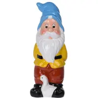 Pro Garden Tuinkabouter met blauwe muts 30 cm - Tuinbeelden